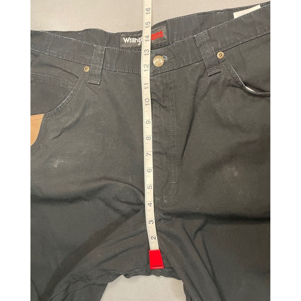 Wrangler Riggs Workwear Mens Black Ripstop Carpenter Pants 38x30‎ 103W020BL - Picture 9 of 14